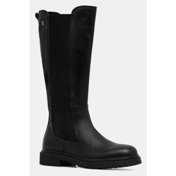 δερμάτινες μπότες tommy hilfiger th