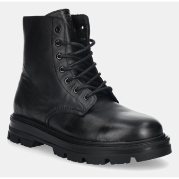 δερμάτινες μπότες πεζοπορίας guess