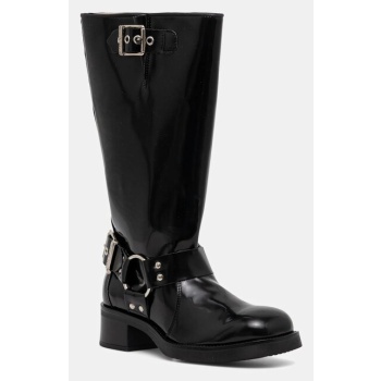 μπότες steve madden beau χρώμα μαύρο