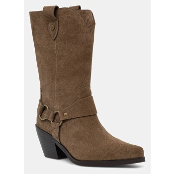 καουμπόικες μπότες σουέτ answear.lab