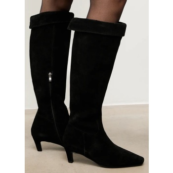 μπότες σούετ answear.lab χρώμα μαύρο