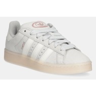  δερμάτινα αθλητικά παπούτσια adidas originals campus 00s χρώμα: γκρι, jq8319