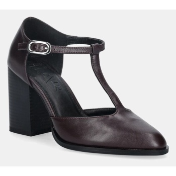 δερμάτινες γόβες answear.lab χρώμα