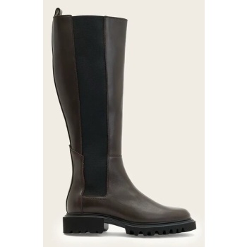 δερμάτινες μπότες allsaints maeve boot