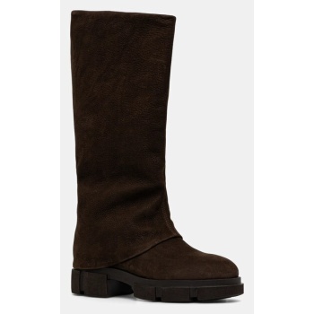 μπότες nubuck copenhagen χρώμα καφέ