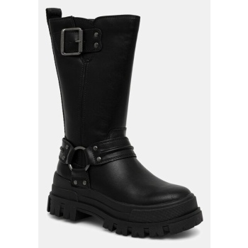 μποτάκια buffalo aspha biker boot hi
