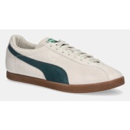  σουέτ αθλητικά παπούτσια puma brasil lth χρώμα: μπεζ, 403246