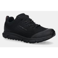  αθλητικά tommy hilfiger outdoor runner low wpm χρώμα: μαύρο, fm0fm05655