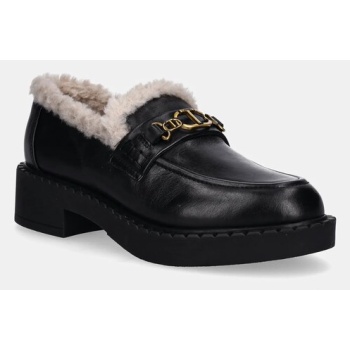 δερμάτινα μοκασίνια twinset χρώμα