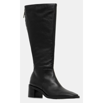 δερμάτινες μπότες calvin klein block