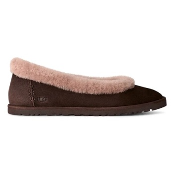 μπαλαρίνες σουέτ ugg zora ballet flat