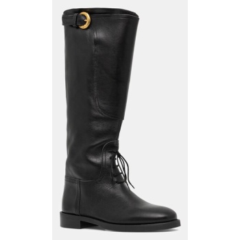 δερμάτινες μπότες weekend max mara