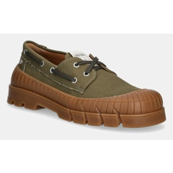 μοκασίνια kenzo derby χρώμα πράσινο