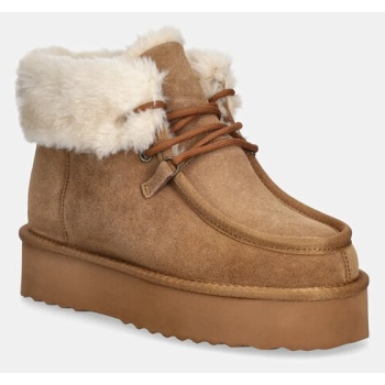 μπότες χιονιού σουέτ answear.lab χρώμα