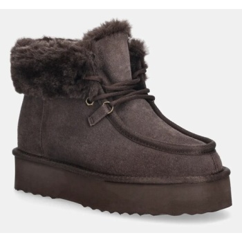 μπότες χιονιού σουέτ answear.lab χρώμα