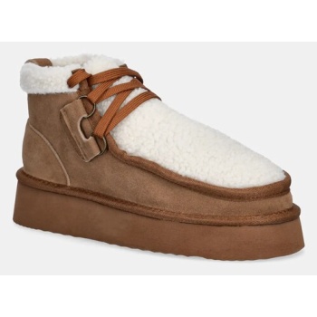 μπότες χιονιού σουέτ answear.lab χρώμα