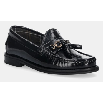 δερμάτινα μοκασίνια barbour jen χρώμα