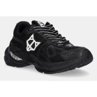  αθλητικά naked wolfe smash χρώμα: μαύρο, smash double black mesh