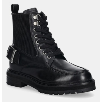 δερμάτινες μπότες barbour leonie