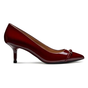 δερμάτινες γόβες geox d kleopy χρώμα