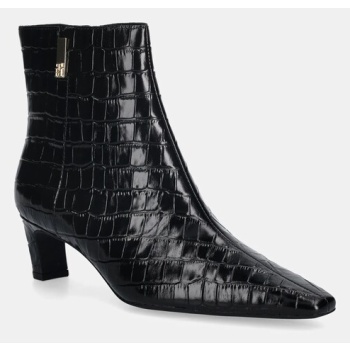 δερμάτινες μπότες tommy hilfiger th