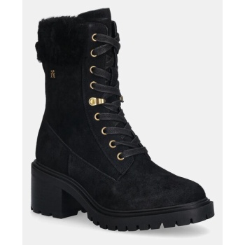 σουέτ μπότες tommy hilfiger th