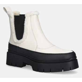 μποτάκια hugo kris χρώμα μπεζ, 50548203