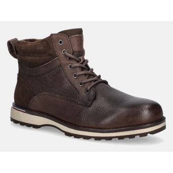 δερμάτινα παπούτσια tommy hilfiger