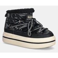  μπότες χιονιού napapijri f5glacier02/nyp χρώμα: μαύρο, np0a892u 041