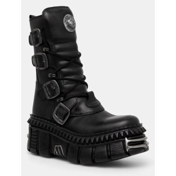 δερμάτινες μπότες new rock itali negro