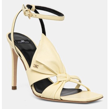 δερμάτινα πέδιλα elisabetta franchi