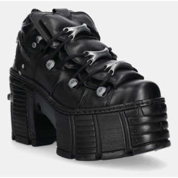 δερμάτινες μπότες new rock crust negro