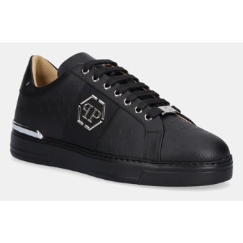 δερμάτινα sneakers philipp plein lo-top