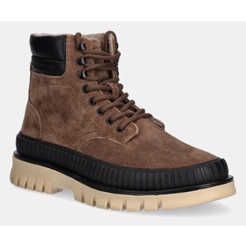 μπότες πεζοπορίας από σουέτ gant nebrada