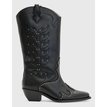 δερμάτινες καουμπόικες μπότες allsaints