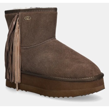 μπότες χιονιού σουέτ liu jo jane 09