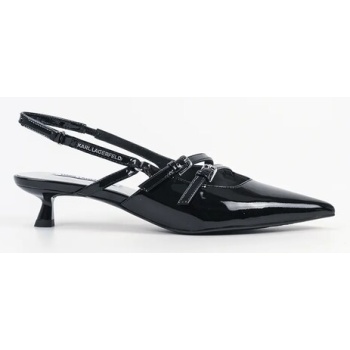 δερμάτινες γόβες karl lagerfeld pasha