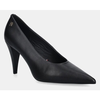 δερμάτινες γόβες tommy hilfiger th