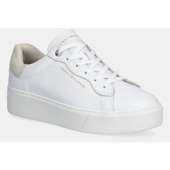 δερμάτινα sneakers tommy hilfiger chic