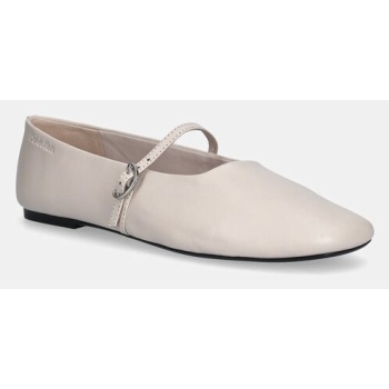 δερμάτινες μπαλαρίνες calvin klein