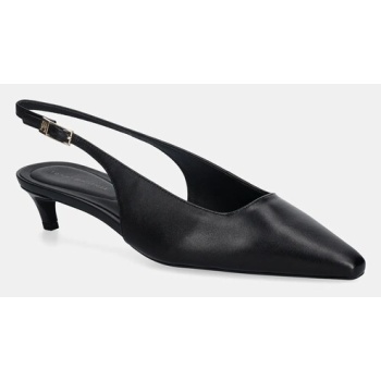 δερμάτινες γόβες tommy hilfiger th