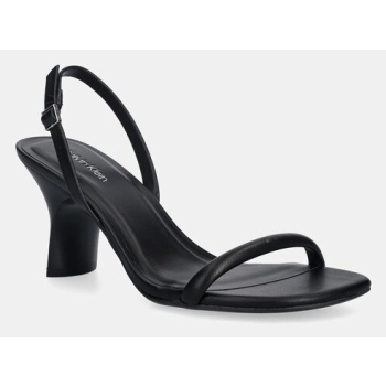 δερμάτινα πέδιλα calvin klein sculpt