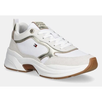 δερμάτινα sneakers tommy hilfiger th