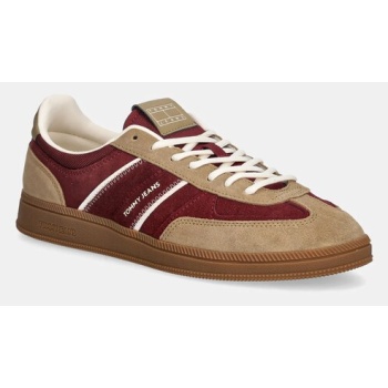 δερμάτινα sneakers tommy jeans the