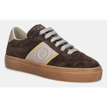 σουέτ sneakers furla enjoy lace-up