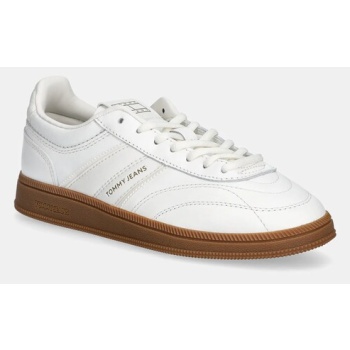 δερμάτινα sneakers tommy jeans the