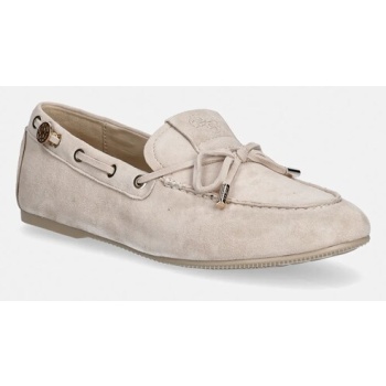 μοκασίνια σουέτ guess aisha