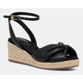 πέδιλα tommy hilfiger th bow mid cork