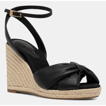 πέδιλα tommy hilfiger th bow high cork