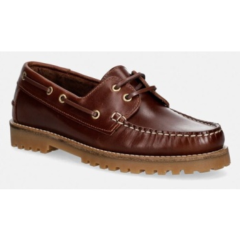 δερμάτινα μοκασίνια bianco biacapri